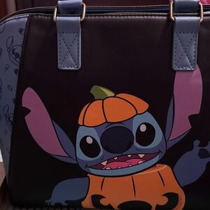 Loungefly Stitch Pumpkin satchel